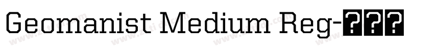 Geomanist Medium Reg字体转换